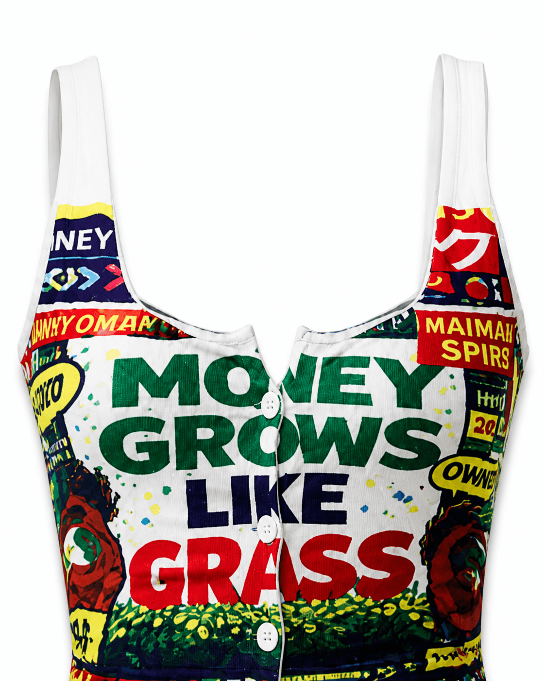 MONEY PLAY Button Up Cami — 2